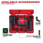 3522-21 Green 100 ft. Cross Line and Plumb Points Rechargeable Laser Level with REDLITHIUM Lithium-Ion USB Battery and Charger - Image 10